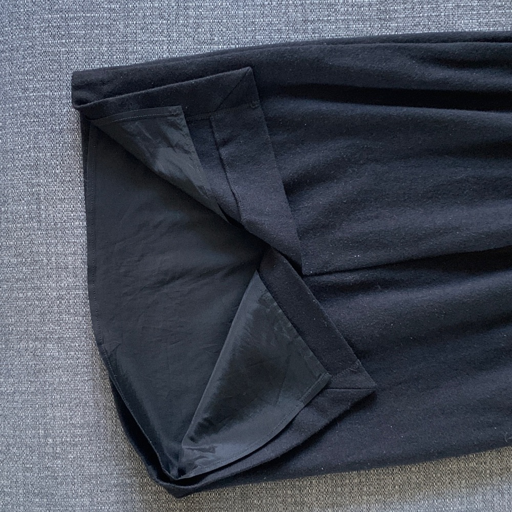 100% wool MaxMara Black Long Sleeve Dress - Picture 5 of 6